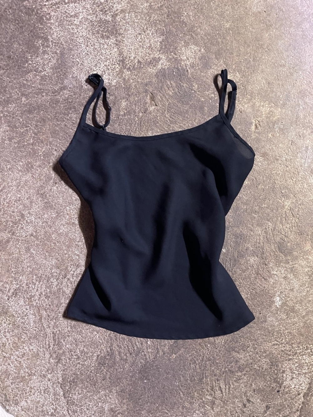 Apt. 9 Black Women's Camisole with Adjustable Spaghetti Straps